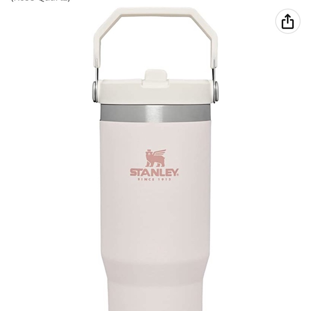 Stanley IceFlow Stainless Steel Tumbler with Straw - Rose Quartz New NWT